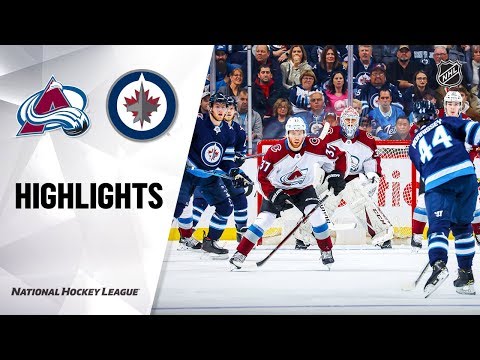 NHL Highlights | Avalanche @ Jets 11/12/19
