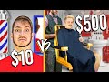 10 Vs 500 BARBER SHOP Budget Challenge