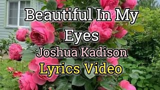 Beautiful In My Eyes (Lyrics Video) - Joshua Kadison