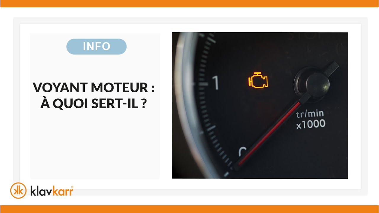 [INFO] Voyant moteur orange : à quoi sert-il ?