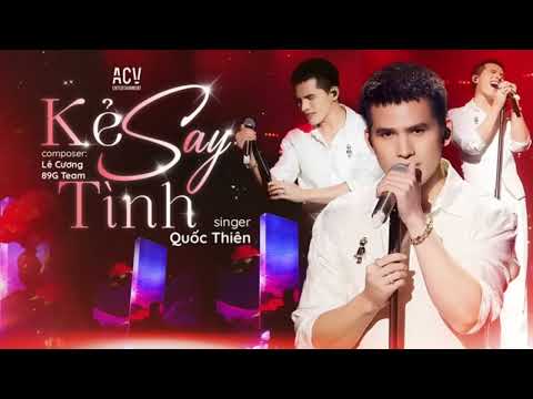 Kẻ Say Tình hạ tone - karaoke ( Quốc Thiên )