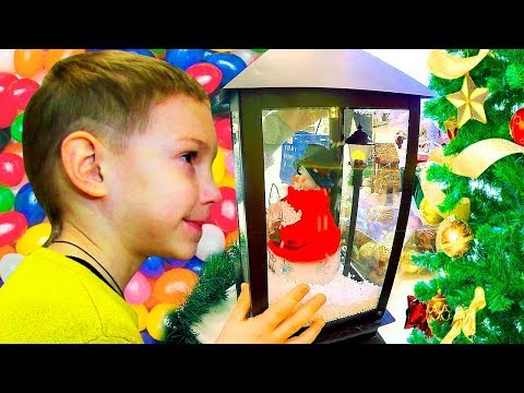Băiețelul a Face Cumpărături de Crăciun în Magazin de Jucării Star Mini Coș Wars Jucarii