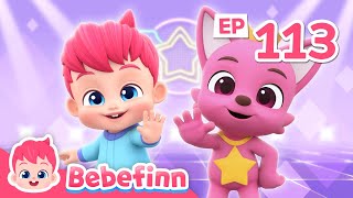 Download lagu Freeze! Bebefinn Dances Along Pinkfong and Hogi | EP113 | Wonderstar Freeze Dance | Songs for Kids mp3