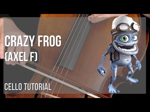How to play Crazy Frog (Axel F) by Harold Faltermeyer on Cello (Tutorial)