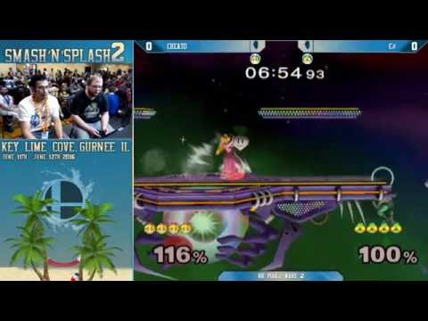 Smash'N'Splash 2 - Cheato (Peach) vs. C# (Sheik) - SSBM - RR Pools Wave 2