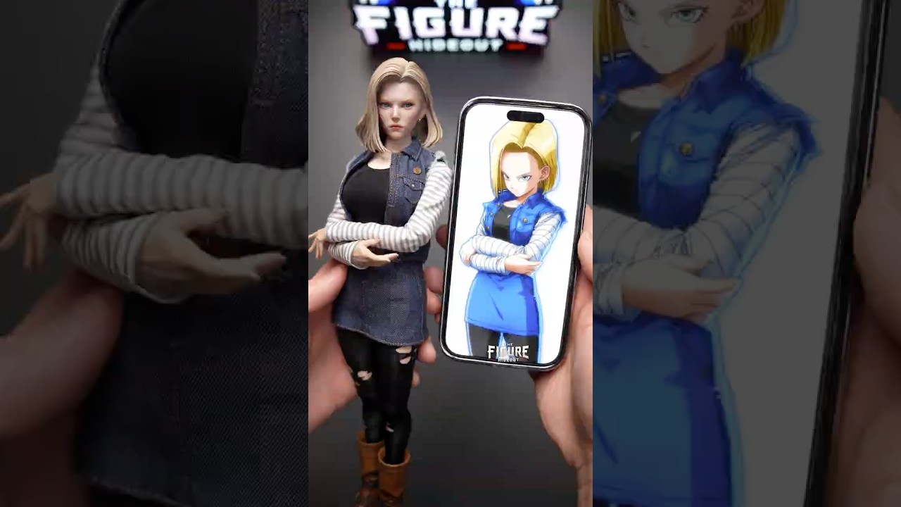 I GOT A $300 REAL LIFE ANDROID 18🤯 #unboxing #actionfigures #toys #dragonball #anime #goku #vegeta