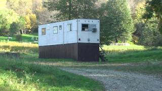 JACKED UP REDNECK HUNTING CAMP TRAILER IN PENNSYLVANIA
