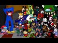 FNF Playtime But Everyone Sings It Different Characters Sing It VS Huggy Wuggy