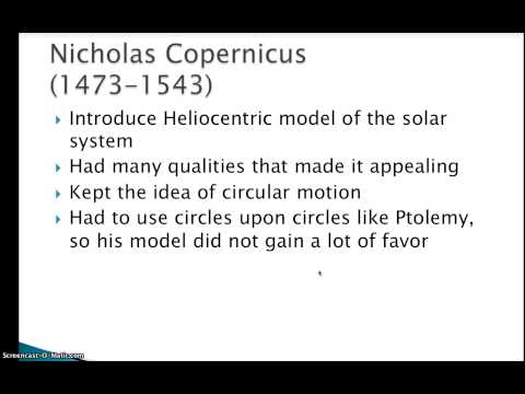 Ptolemy, Copernicus, and Kepler