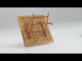 Table de jardin pliable bois de teck Ø 110x75 cm | video 1