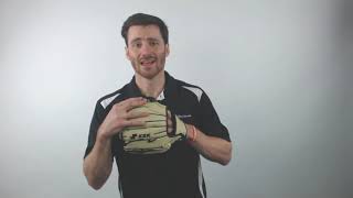 Video thumbnail: SSK Black Line 11.5" Baseball Glove: S19B115D