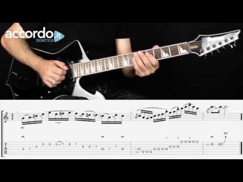 Giacomo Castellano: "Mixolidio Penta Blues - lento" (Lezione di chitarra)