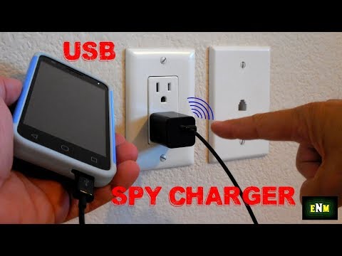 Mobile phone usb charger spy listening gadget