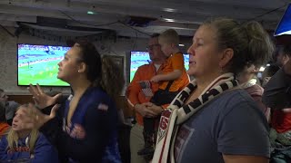 Team USA falls to the Netherlands as people packed Double Tap Pub for a soccer watch party