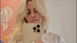 Selena Gomez became blonde #selenagomez