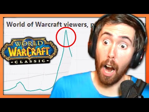 Asmongold Reacts to WoW Classic's RECORD BREAKING Launch | Asmon #1 VIEWS on Twitch & Queue Memes