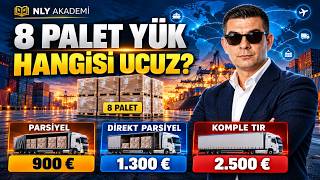 8 Palet İçin 900€ mu, 2.500€ mu? | Parsiyel mi Komple Tır mı?