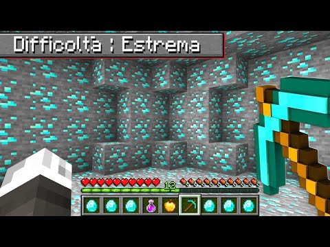 SCAVO IN MINIERA PER UN GIORNO - Minecraft ITA