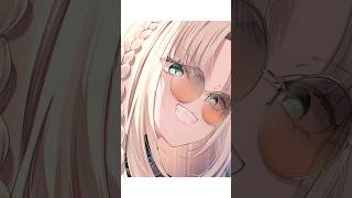 #虎金妃笑虎  描いてみた！#ホロライブ   【#イラストメイキング 】 #Shorts