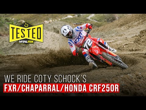 We Ride Coty Schock’s Supercross Bike: FXR/Chaparral/Honda CRF250R
