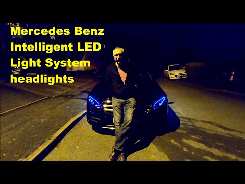 Mercedes Benz Intelligent LED Light System headlights