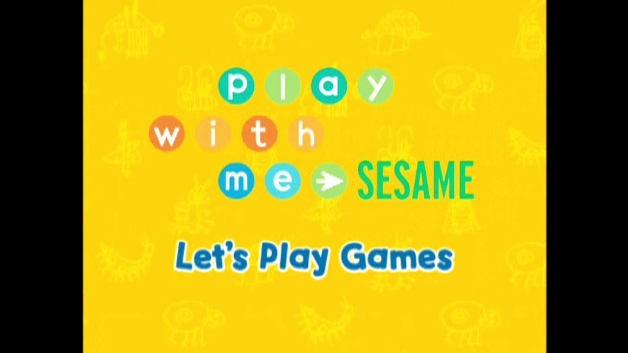 Play With Me Sesame - Let's Play Games
