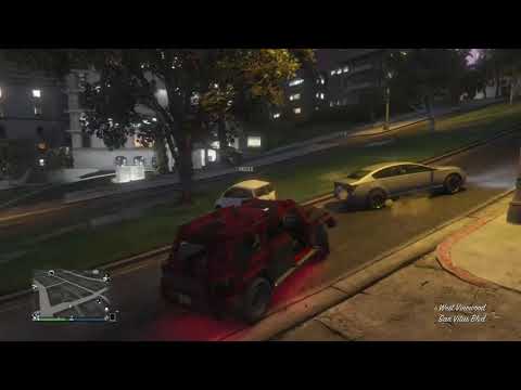 GTA V Online - Crashing into people with my Nightshark