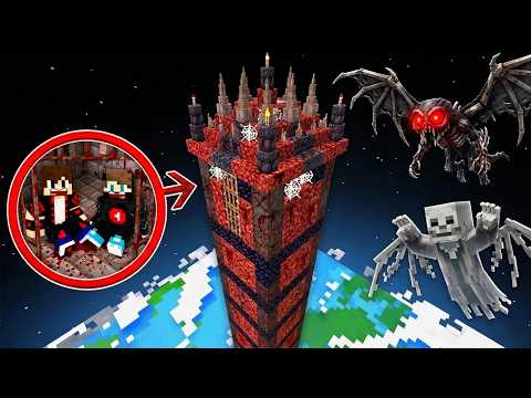 ماين كرافت : حاولت اهرب من برج الرعب المخيف ولكن النهاية صادمة !!؟ 🔥😱