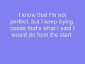Perfect - Hedley (lyrics!) 