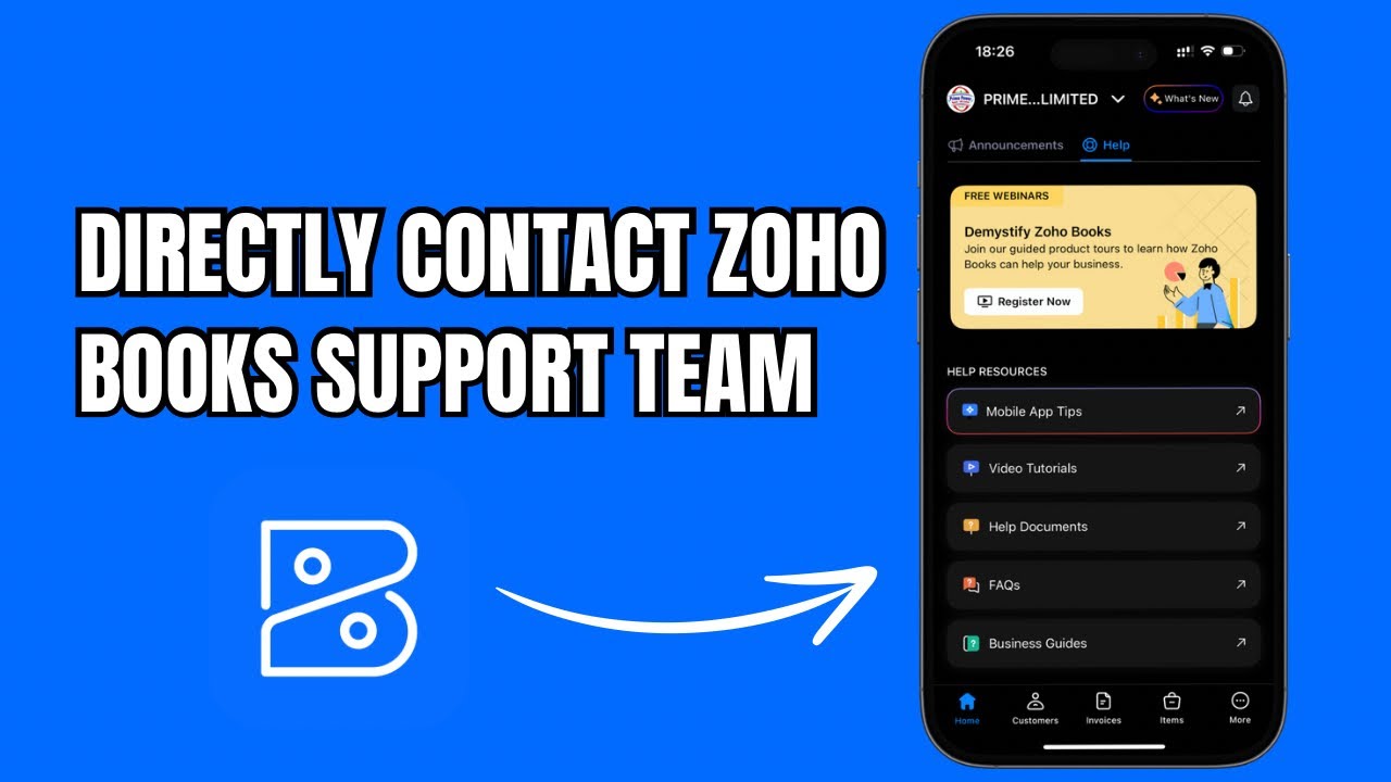 How to Directly Contact Zoho Books Support Team?