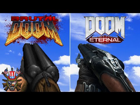DOOM Eternal vs. Brutal DOOM (Sideview) - Weapons Comparison