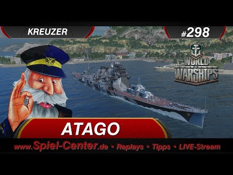 World of Warships Replay #298: Atago [ 4 Kills | 154 K ] deutsch