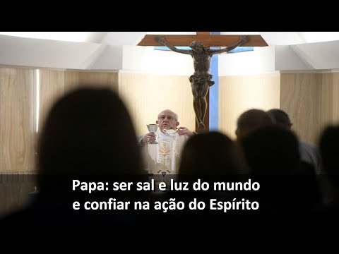 Pope: Be salt and light of the world and trust in the action of the Spirit