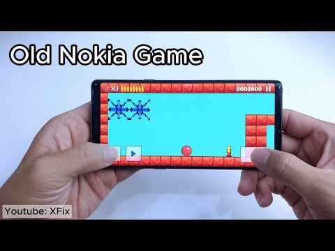 Old Nokia Game on Smartphone