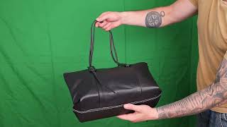 Сумка женская сумка из натуральной кожи 22082 Vintage черная