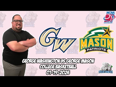 George Washington vs George Mason 1/19/26 Free College Basketball Picks and Predictions | NCAAB Pick