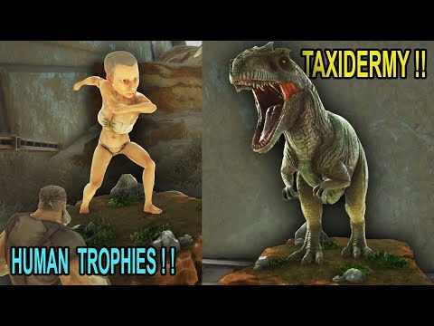 Ark Extinction TAXIDERMY EVERYTHING INTO TROPHIES!! Ark Survival Evolved Extinction Gameplay