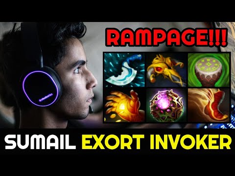 SUMAIL Rampage & Carry the Game with Exort Invoker 7.27 Dota 2