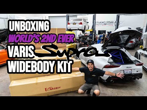 Varis Widebody full bolt-on MK5 Supra: Unboxing