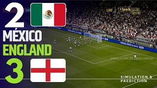 ⚽ México 2-3 Inglaterra | Highlights | Copa Mundial 2026 | Simulación/Recreación Videojuego