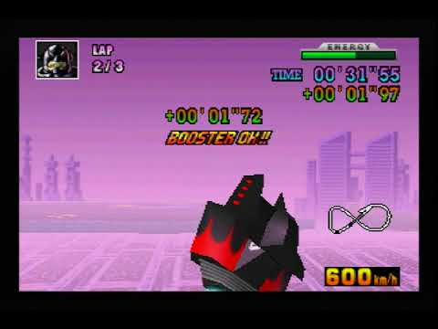 F-Zero X - How to beat the Mute City staff ghost with Black Bull