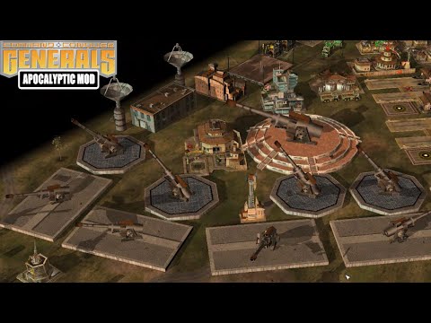 CHINA ARTILLERY VS GLA BOSS! C&C Generals Zero Hour Apocalyptic 2.2