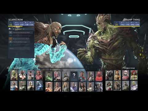 Injustice 2 Scarecrow VS Swamp Thing
