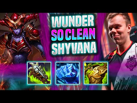 WUNDER IS SO CLEAN WITH SHYVANA! - FNC Wunder Plays Shyvana Top vs Zac! | Season 2022