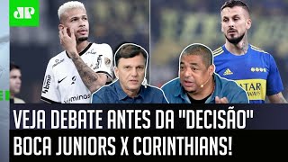 “Olha, se o Corinthians se classificar contra o Boca…’: veja o que Mauro Cezar e Vampeta falaram