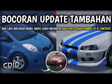 BOCORAN Tambahan Mobil Baru CDID NEXT UPDATE Ada YARIS Sampai GT-R LIMITED!! | CDID Roblox Part 2