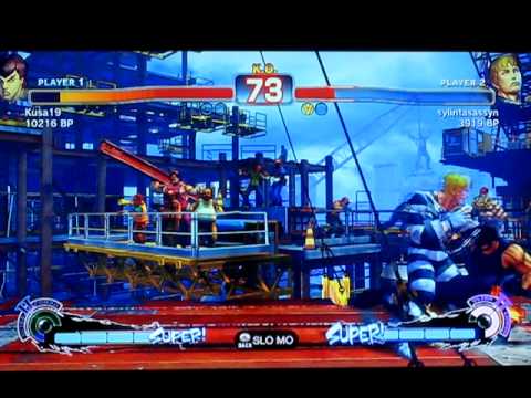 SSF4 Ranked Match Replay 100 sylintasassyn (CODY) vs Kusa19 (FEILONG) XBL Clutch! The big 100!!!