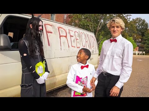 Free Candy Van Uber Prank! 