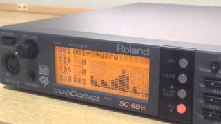Video thumbnail for Roland SC-88VL Sound Canvas Demo by kora kuma