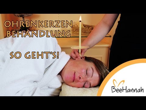 Ohrenkerzenbehandlung mit Anleitung! Ohrenkerzen Anwendung, Ohrkerzen Wirkung & Ergebnis